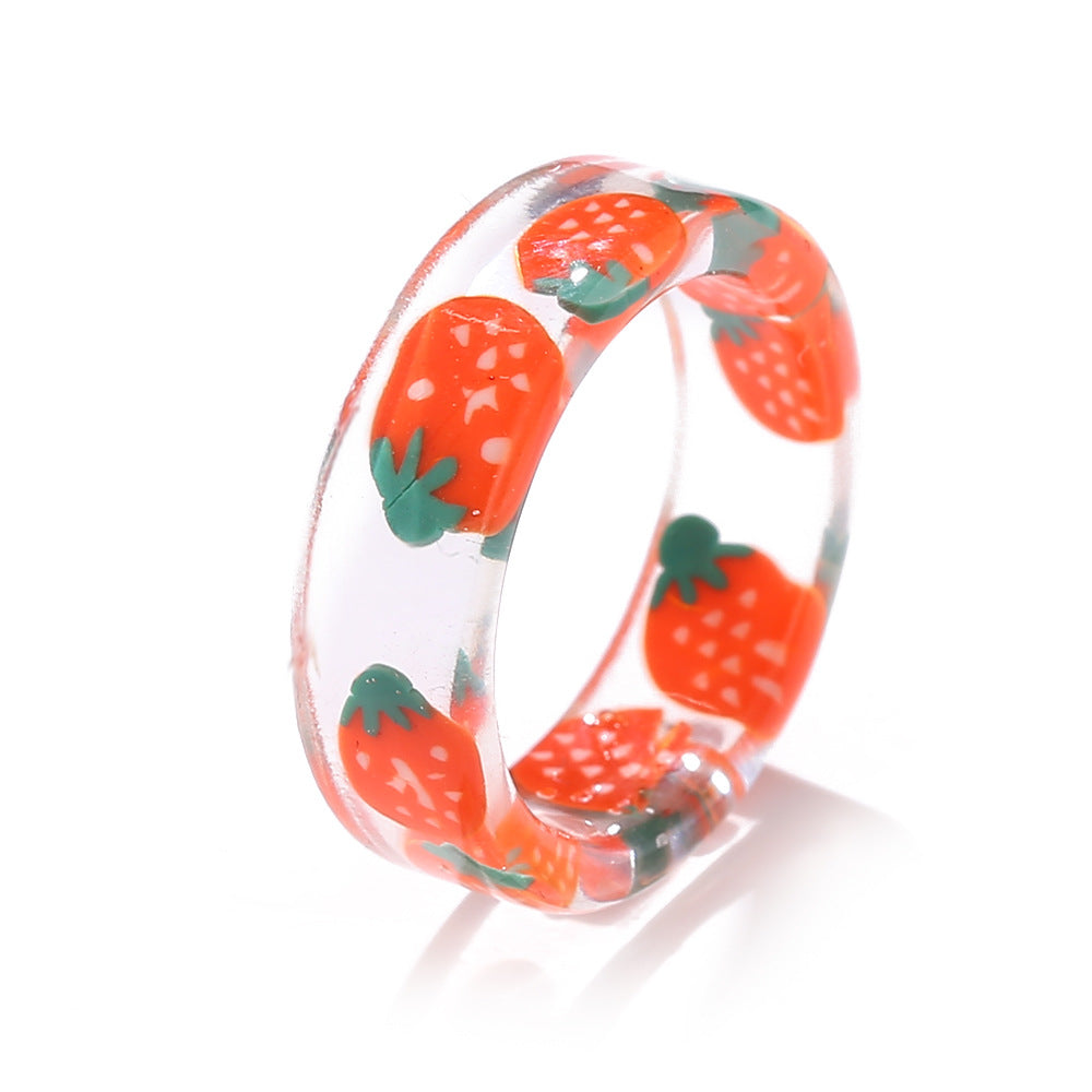 Simple Fruit Resin Ring