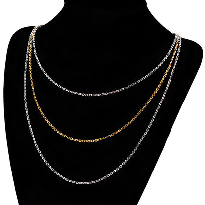 Korean Simple Stainless Chain Three-layer Chain Necklace Wholesale Gooddiy