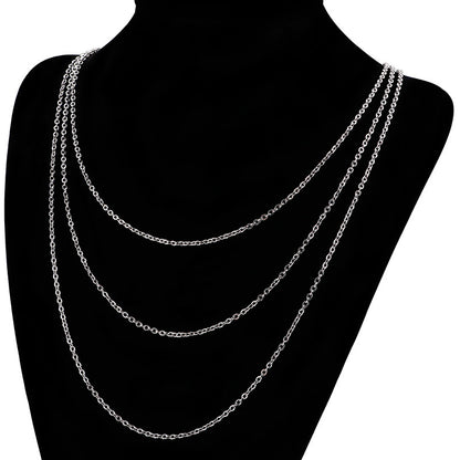 Korean Simple Stainless Chain Three-layer Chain Necklace Wholesale Gooddiy