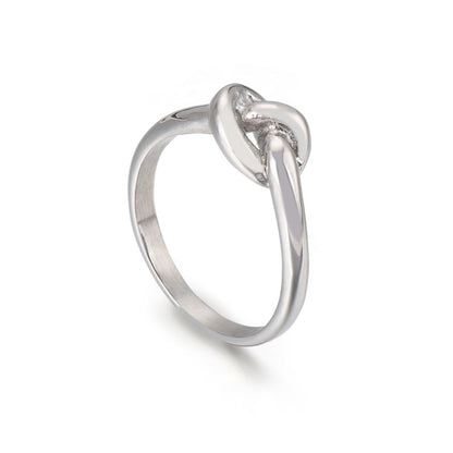 Fashion Simple Concentric Knot Stainless Steel Ring Wholesale Gooddiy