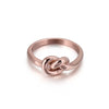 Fashion Simple Concentric Knot Stainless Steel Ring Wholesale Gooddiy