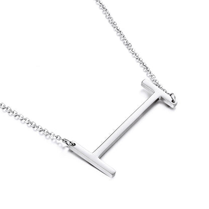 Fashion Simple 26 Letter Stainless Steel Necklace Wholesale Gooddiy