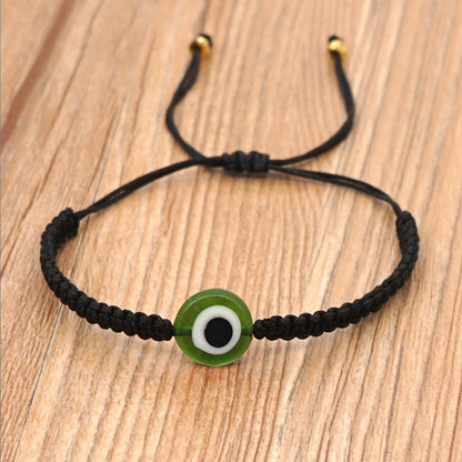 Ethnic Style Eyes Glass Bead Rope Bracelet Wholesale Gooddiy