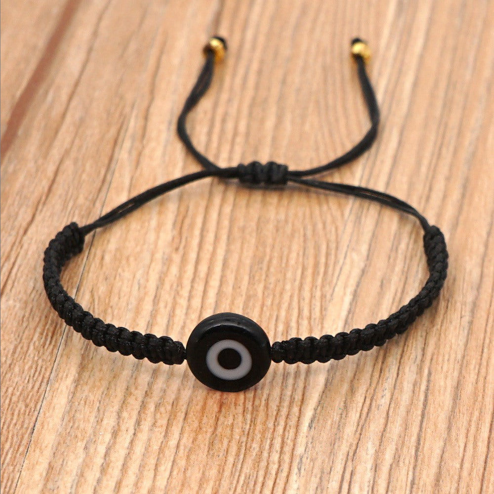 Ethnic Style Eyes Glass Bead Rope Bracelet Wholesale Gooddiy