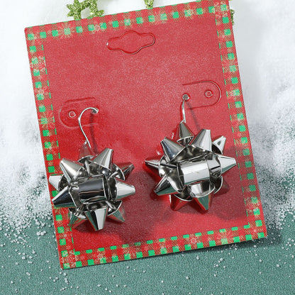 Christmas Plating Alloy No Inlaid Earrings Ear Studs