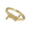 Pure Color Simple Spiral Circle Ring Copper Plated Real Gold Painted Oil Ring Creative Cross-border Explosive Bracelet