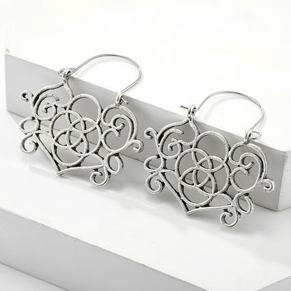 Retro Geometric Plating Alloy Earrings