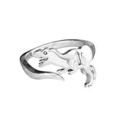 Fashion Cute Exquisite Dinosaur Shape Titanium Steel Ring