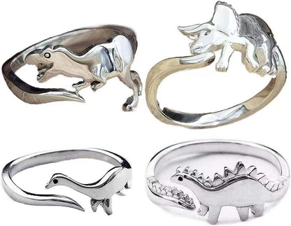 Fashion Cute Exquisite Dinosaur Shape Titanium Steel Ring