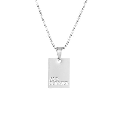 Hip-hop Geometric Stainless Steel Necklace