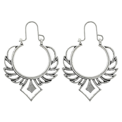 Retro Geometric Plating Alloy Earrings