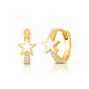 Simple Star Geometric Earrings Five-pointed Star Earrings