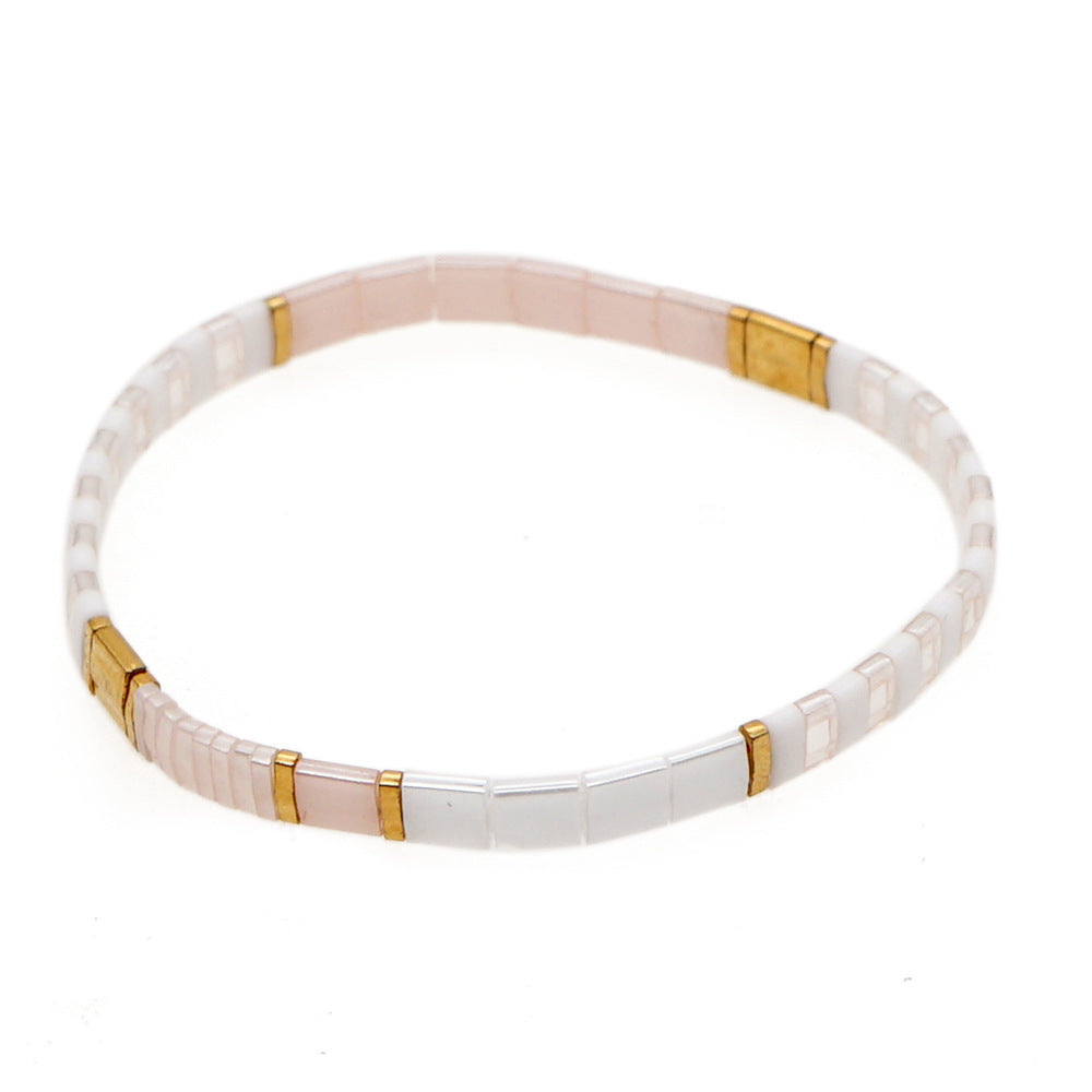 Vintage Style Geometric Mixed Materials Wholesale Bracelets