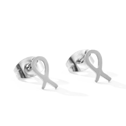 Hot Selling Ear Jewelry Simple New Stainless Steel Geometric Small Earrings Ear Buckle Ear Clip Earrings Wholesale