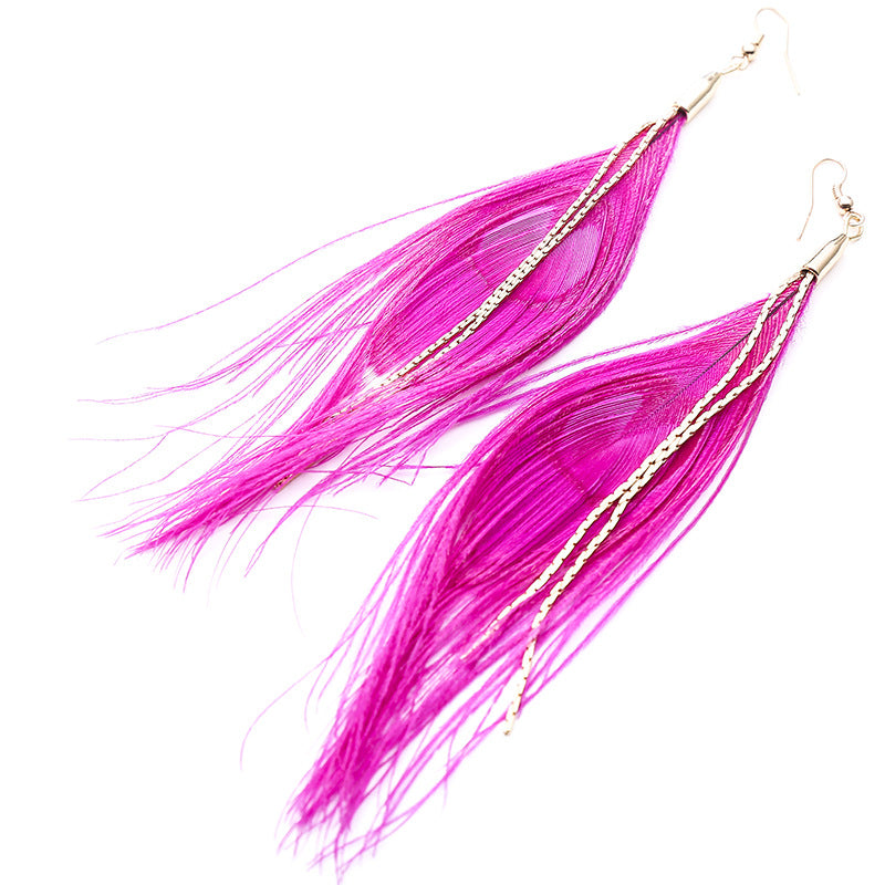 Alloy Bohemia Tassel Earring  (yellow)  Fashion Jewelry Nhuk0129-yellow