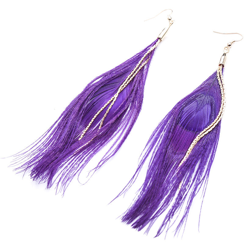 Alloy Bohemia Tassel Earring  (yellow)  Fashion Jewelry Nhuk0129-yellow