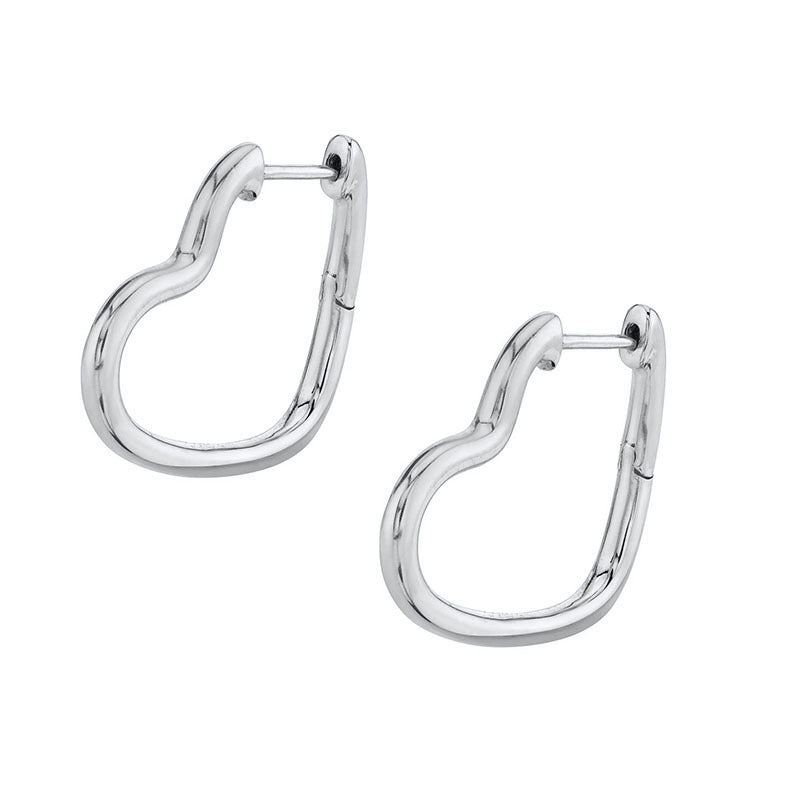 1 Pair Ig Style Round Irregular Copper Hoop Earrings