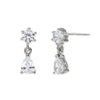 Cross-border Zircon Tassel Earrings European And American Personality Drop Earrings Geometric Earrings