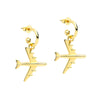 Fashion Trendy Simple Earrings Creative Airplane Earrings