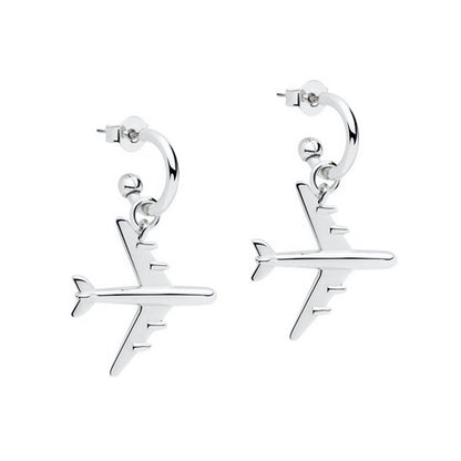 Fashion Trendy Simple Earrings Creative Airplane Earrings