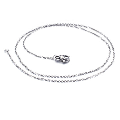 Foreign Trade E-commerce Supply Fashion Personalized Stainless Steel Ornament More Than Men's And Women's Necklaces Specifications Optional One-piece Delivery