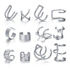 Wholesale Jewelry Vintage Style Letter Alloy Earrings