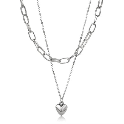 Fashion Heart Alloy Wholesale Necklace