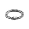 Hip-hop Men's Stainless Steel 11mm Cuban Bracelet 18k Electroplating Smooth Men's Bracelet