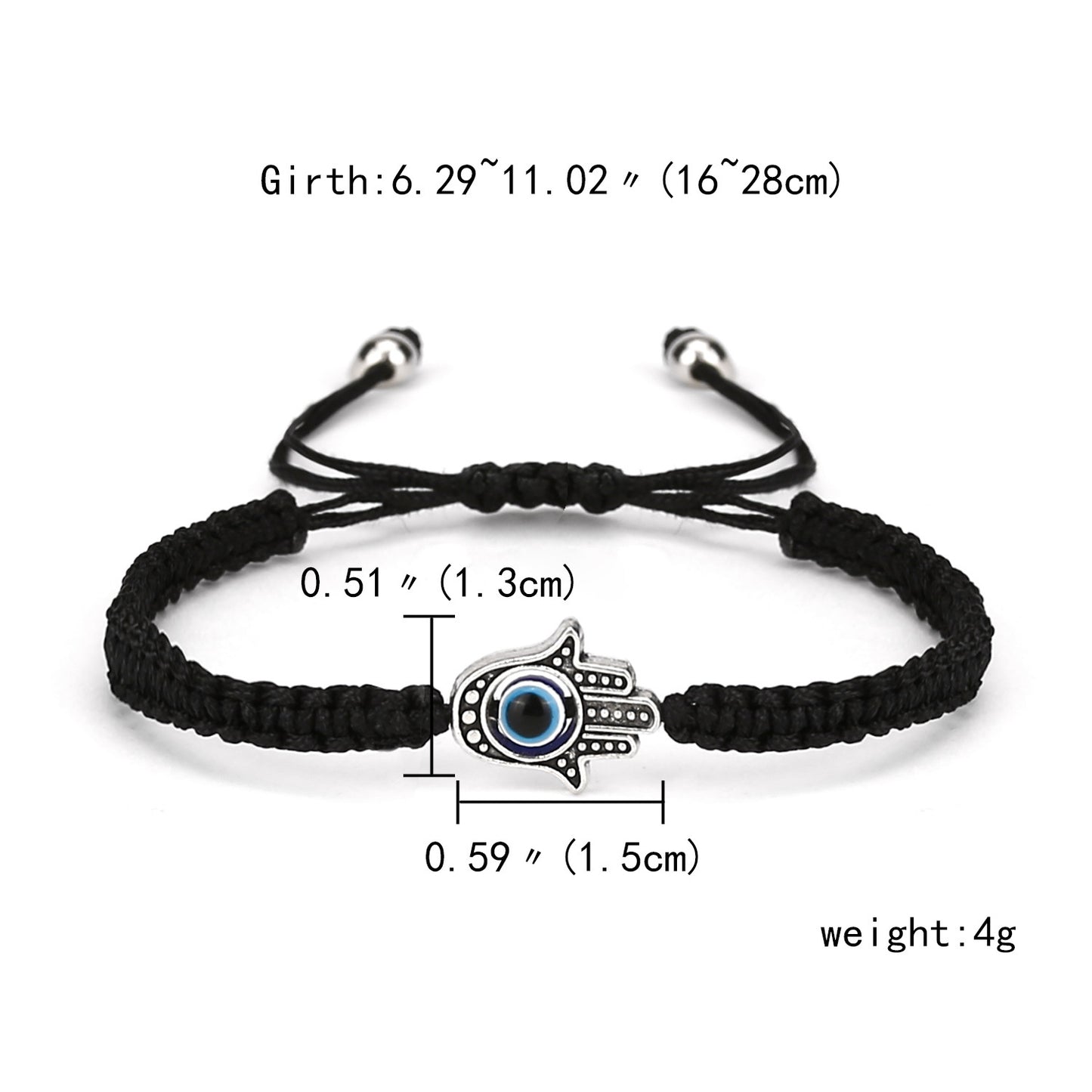 Fashion Adjustable Bracelet Creative New Blue Eye Bracelet Evil Eye Red Rope Braided Bracelet