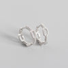 S925 Sterling Silver Chain Diamond Design Earring Wholesale