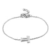 New 26 English Letters Diamond Fashion Personality Stainless Steel Bracelet