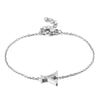 New 26 English Letters Diamond Fashion Personality Stainless Steel Bracelet