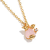 Cute Animal Head Necklace Copper Plated 18k Real Gold Pendant Jewelry Wholesale