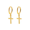 Fashion Cross Female Hip-hop Punk Metal Earrings