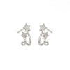 Simple Double-layer Star Earrings Fashion Exquisite Five-pointed Star Earrings Ear Jewelry