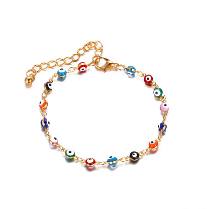 Creative Vintage Boho Eye Color Bracelet Nhpj128295