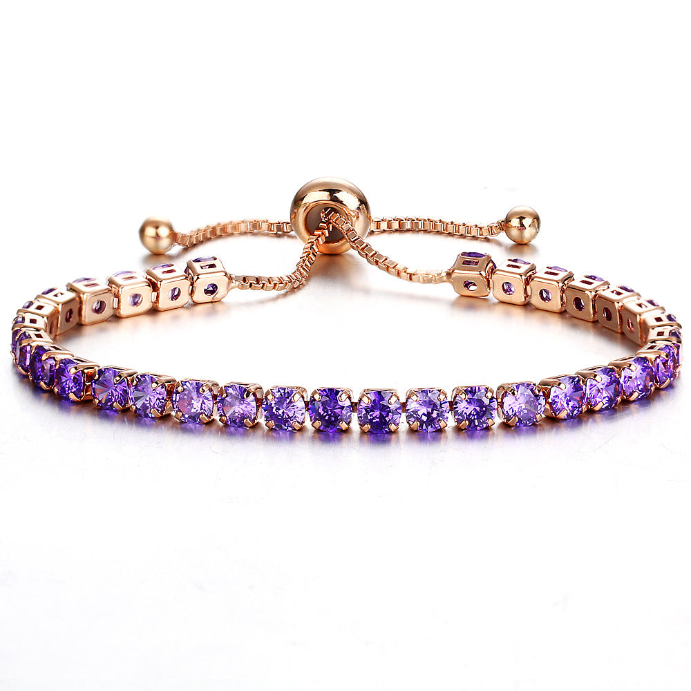 Simple Style Geometric Plating Gem Women's Bracelets