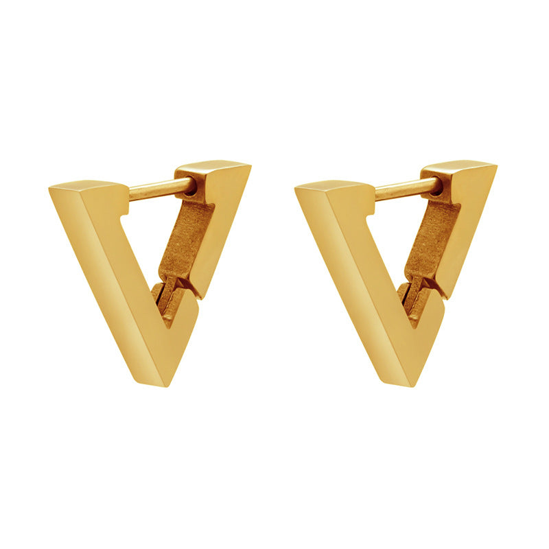 Fashion Geometric Gold Plated No Inlaid Gold Plated Earrings