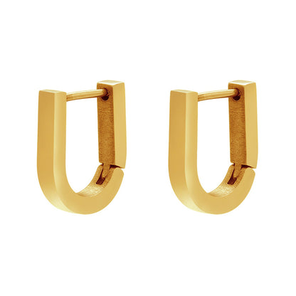 Fashion Geometric Gold Plated No Inlaid Gold Plated Earrings