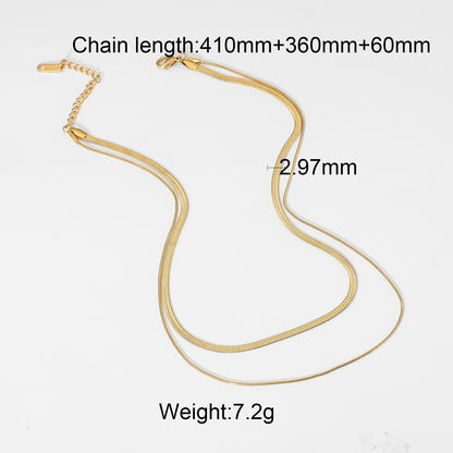 Twisted Cuban Chain 18k Gold Plated Stainless Steel Necklace Hip Hop Necklace Wholesale
