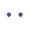 Fashion Simple Multicolor Zircon Four Claw Earrings