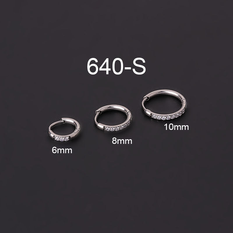 Fashion Geometric Plating Stainless Steel Earrings