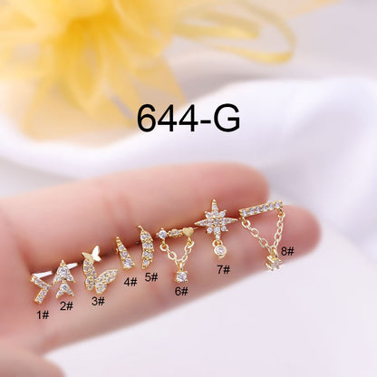 Stainless Steel Screw Rod Screw Ball Ears Bone Nails