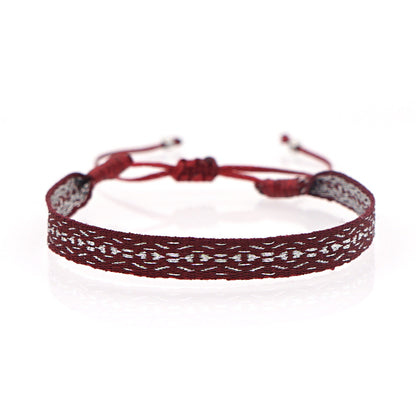 Wholesale Ethnic Style Plaid Adjustable Bracelet Gooddiy