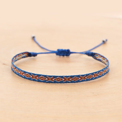 Wholesale Ethnic Style Plaid Adjustable Bracelet Gooddiy