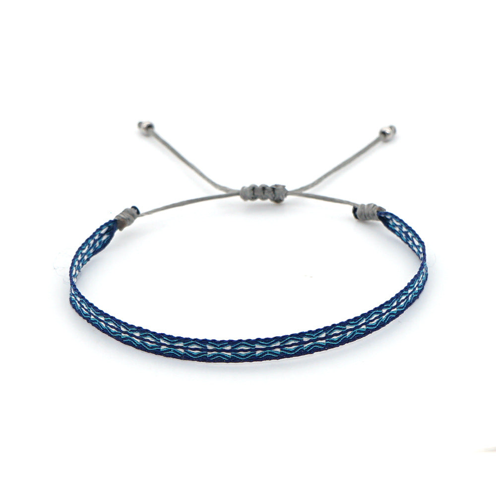 Wholesale Ethnic Style Plaid Adjustable Bracelet Gooddiy