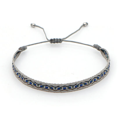 Wholesale Ethnic Style Plaid Adjustable Bracelet Gooddiy