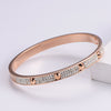 Fashion Diamond-studded Nail Stainless Steel Bracelet