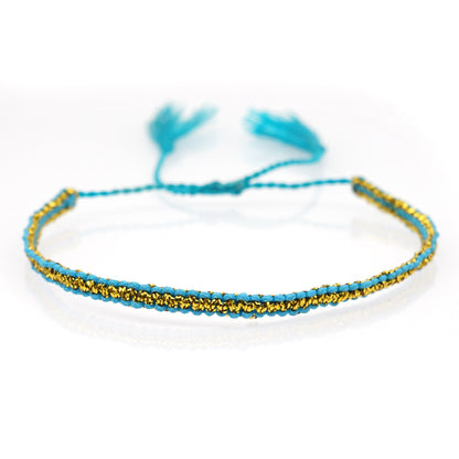 Simple Braided Rope Tassel Small Bracelet  Hot Sale  Small Commodities Handmade Jewelry Wholesale Gooddiy