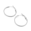 Cross-border Foreign Trade Circle Metal Geometric Titanium Steel Earrings